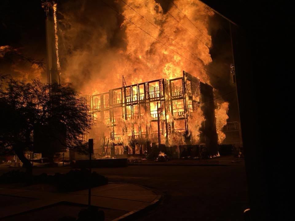Two-alarm fire